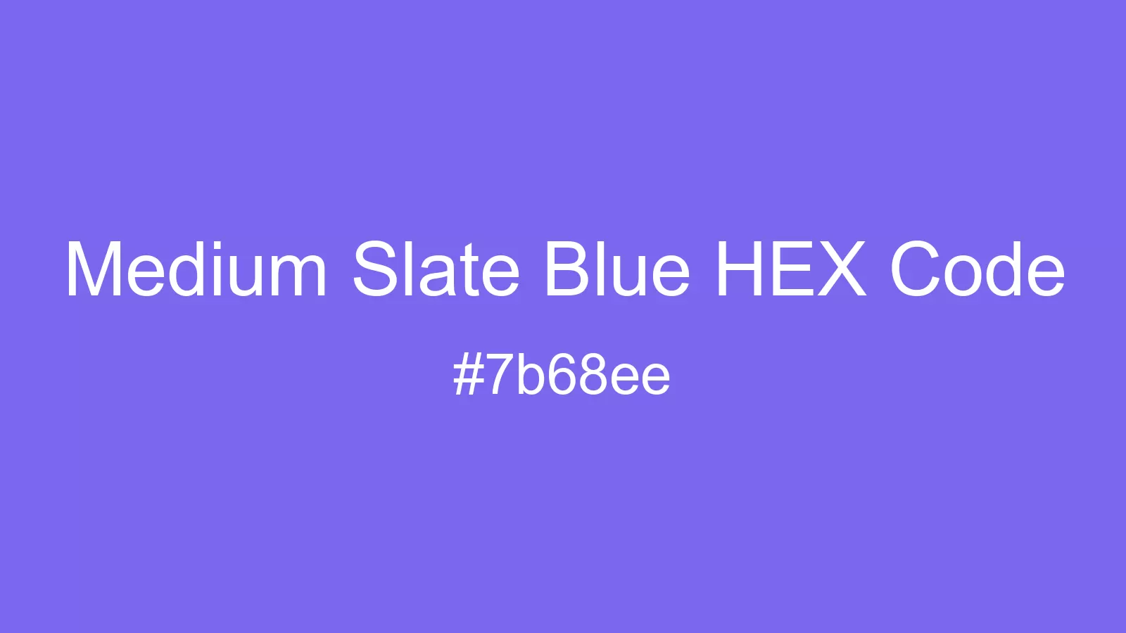 preview image of Medium Slate Blue color and HEX code