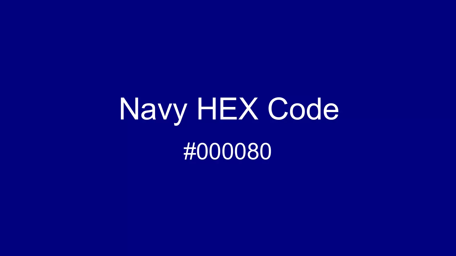 preview image of Navy color and HEX code