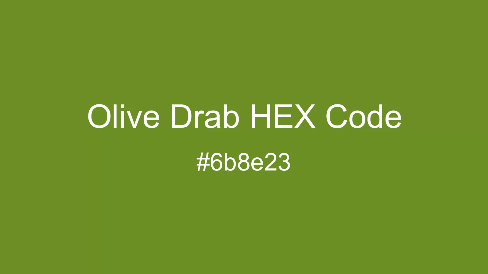 preview image of Olive Drab color and HEX code