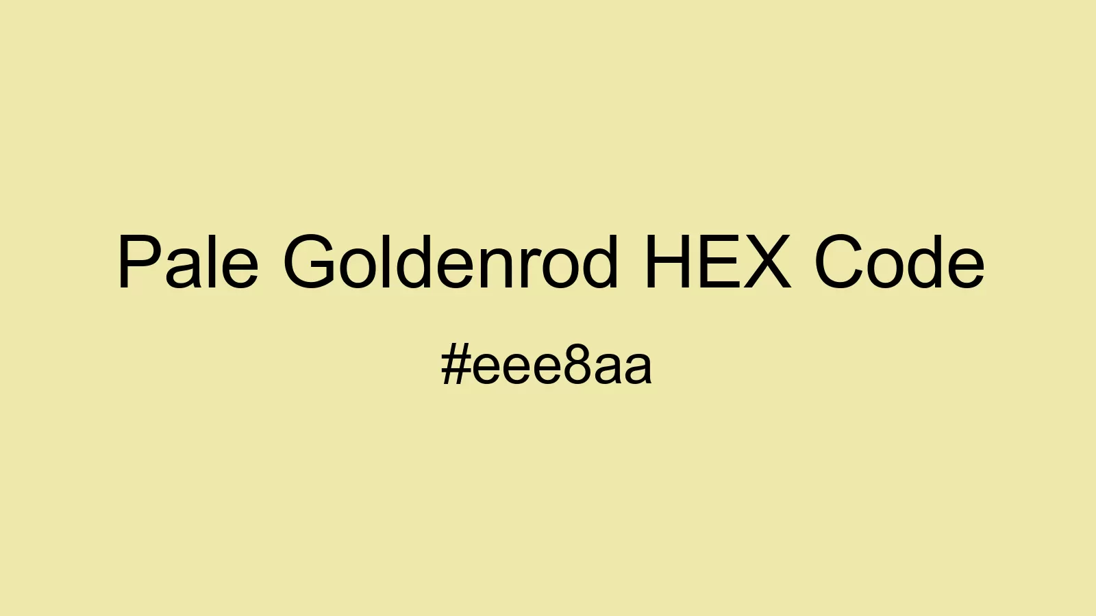 preview image of Pale Goldenrod color and HEX code