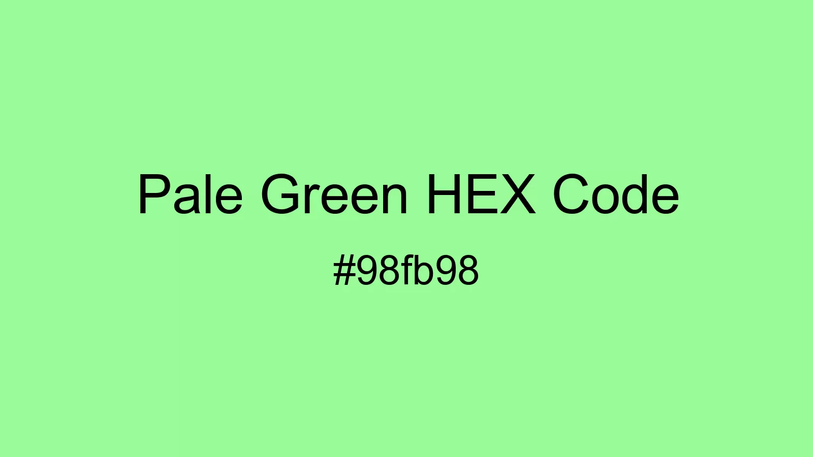 preview image of Pale Green color and HEX code
