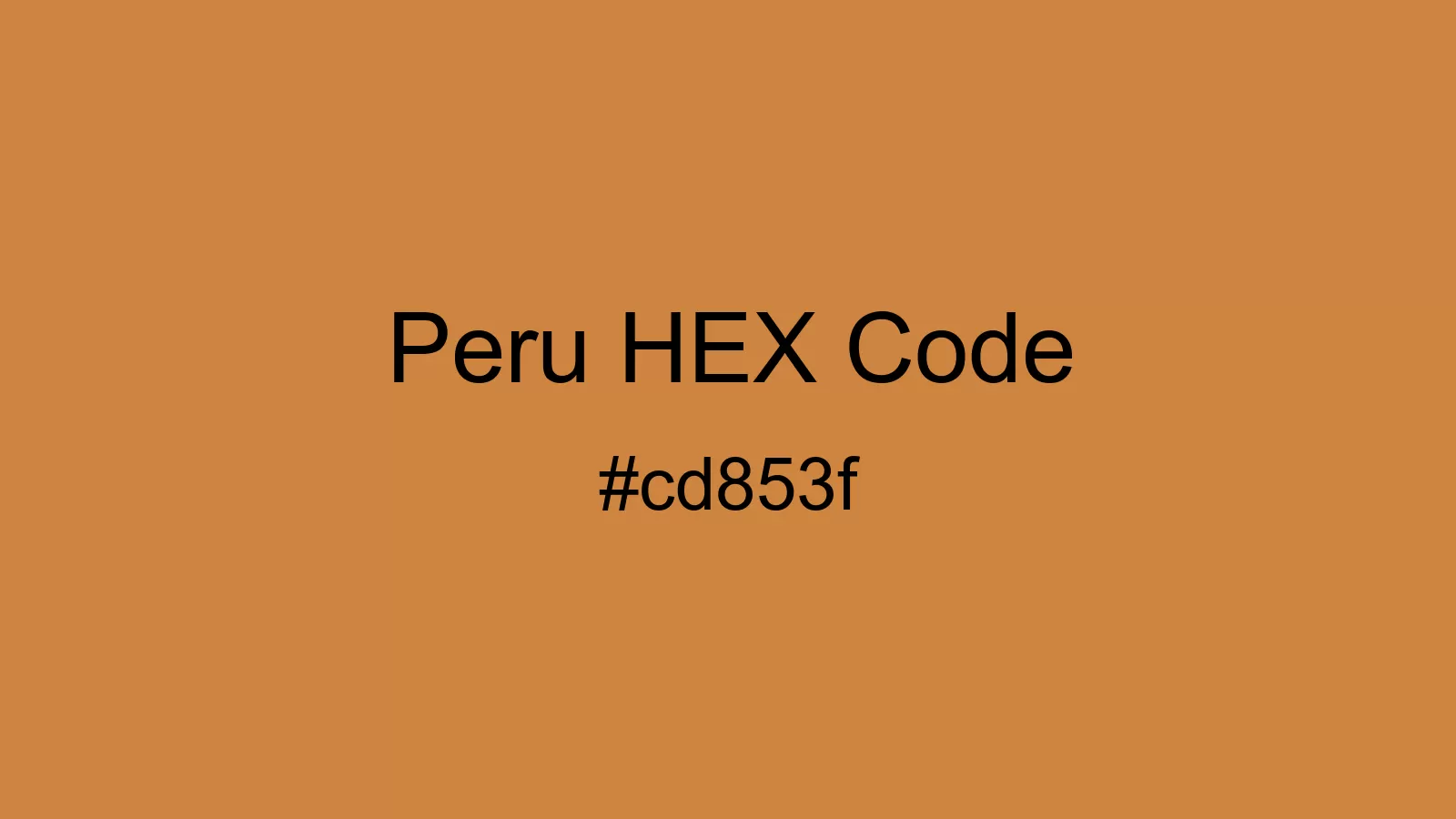 preview image of Peru color and HEX code