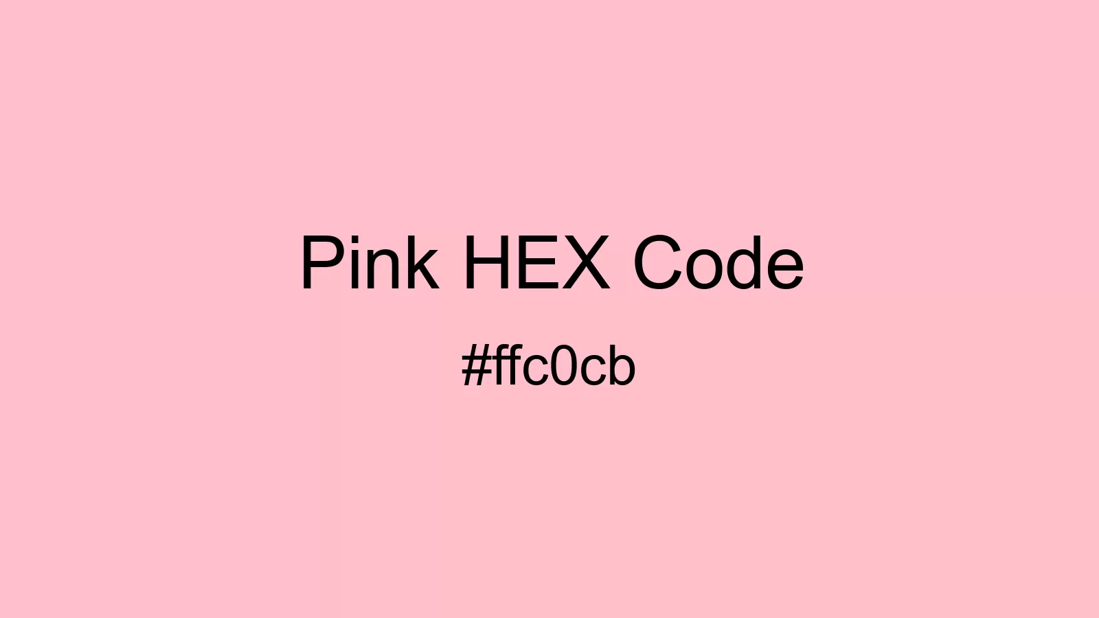 preview image of Pink color and HEX code