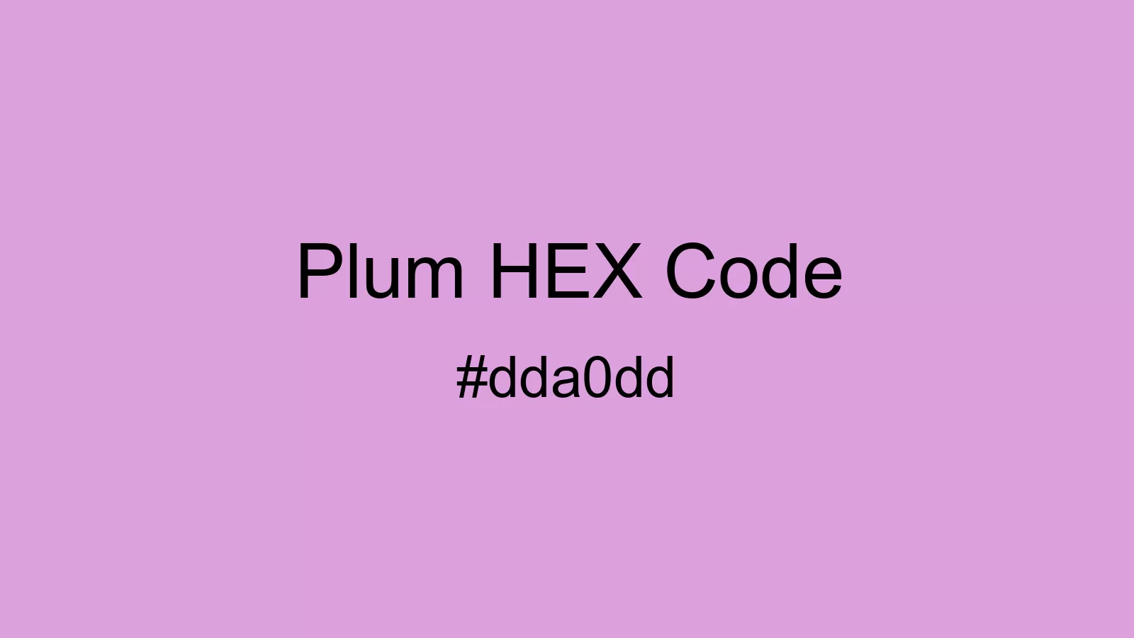 preview image of Plum color and HEX code