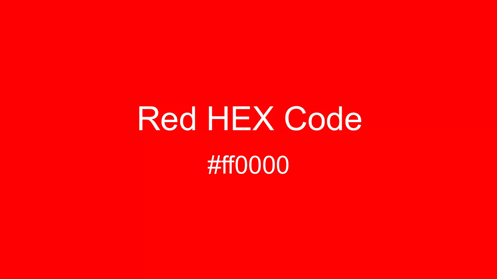 preview image of Red color and HEX code