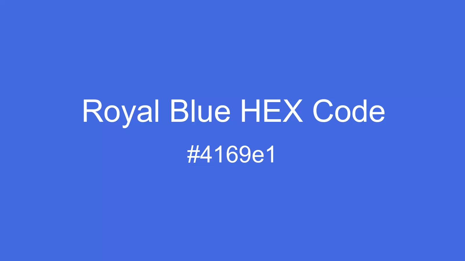 preview image of Royal Blue color and HEX code