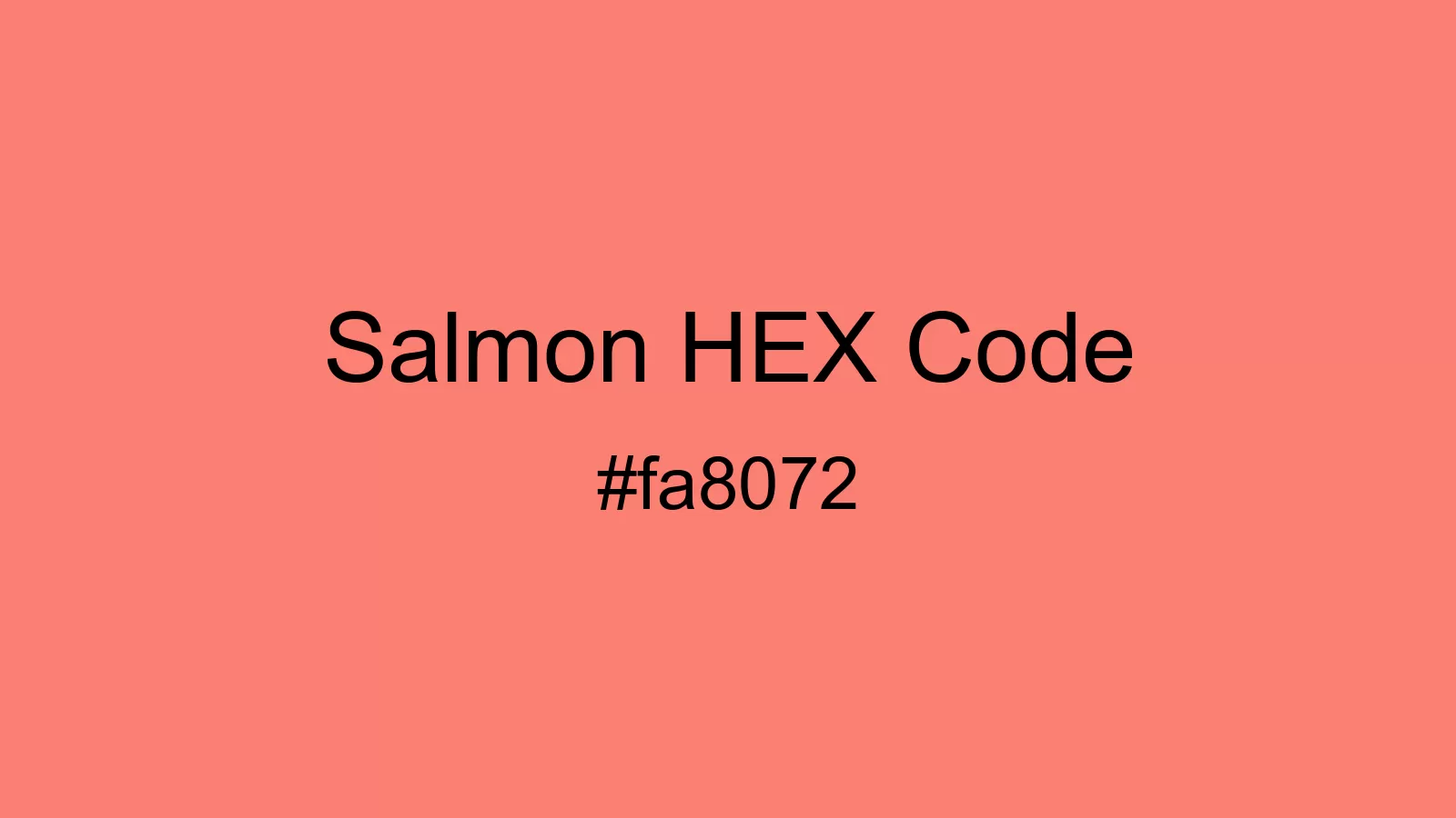 preview image of Salmon color and HEX code