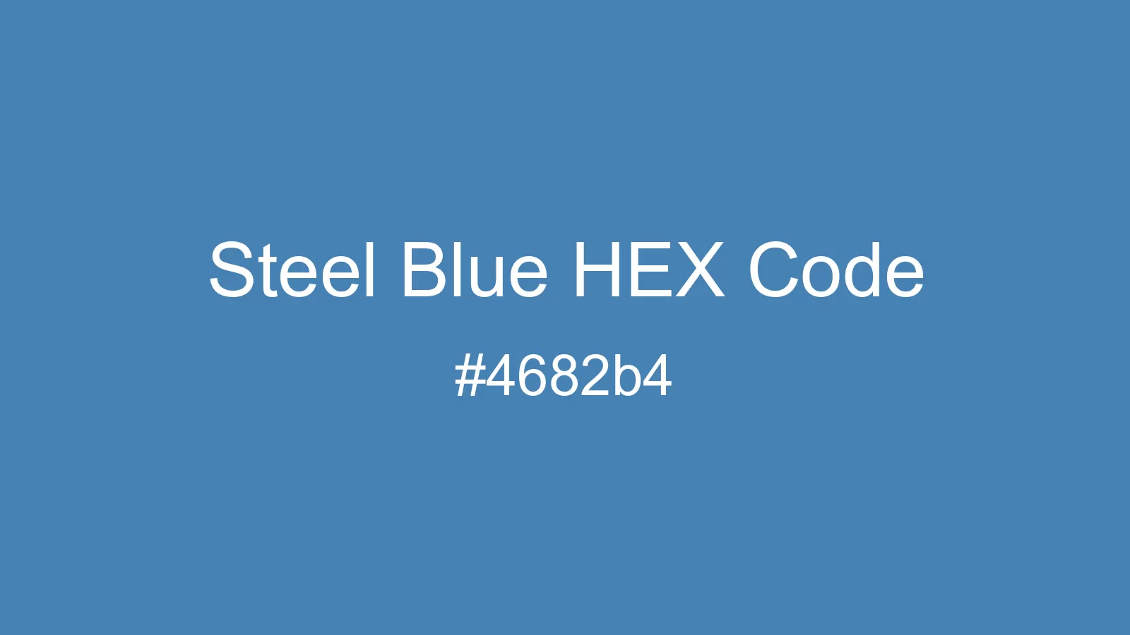 preview image of Steel Blue color and HEX code