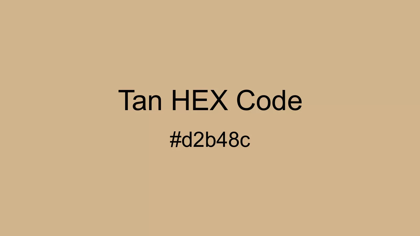 preview image of Tan color and HEX code