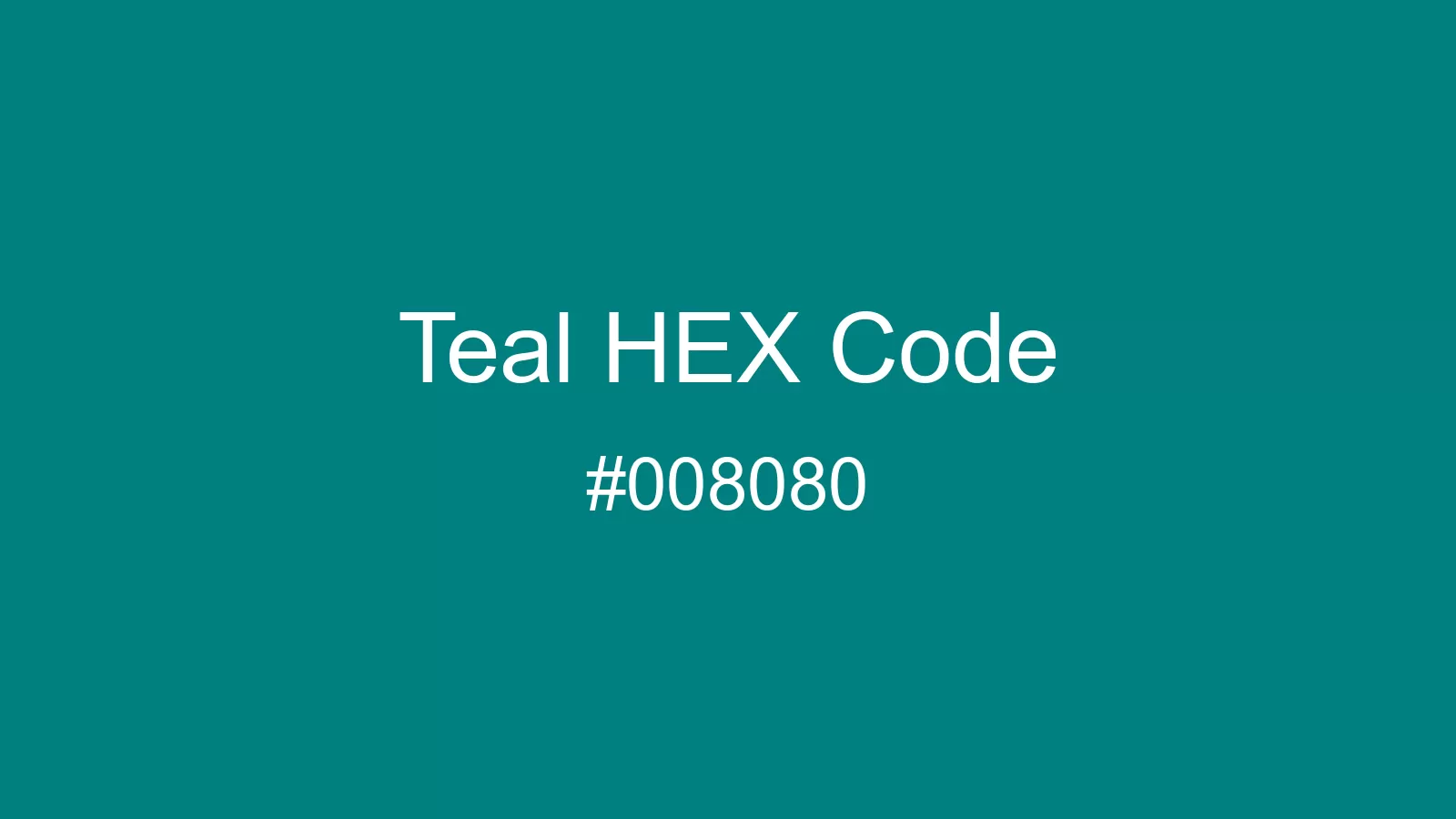 preview image of Teal color and HEX code