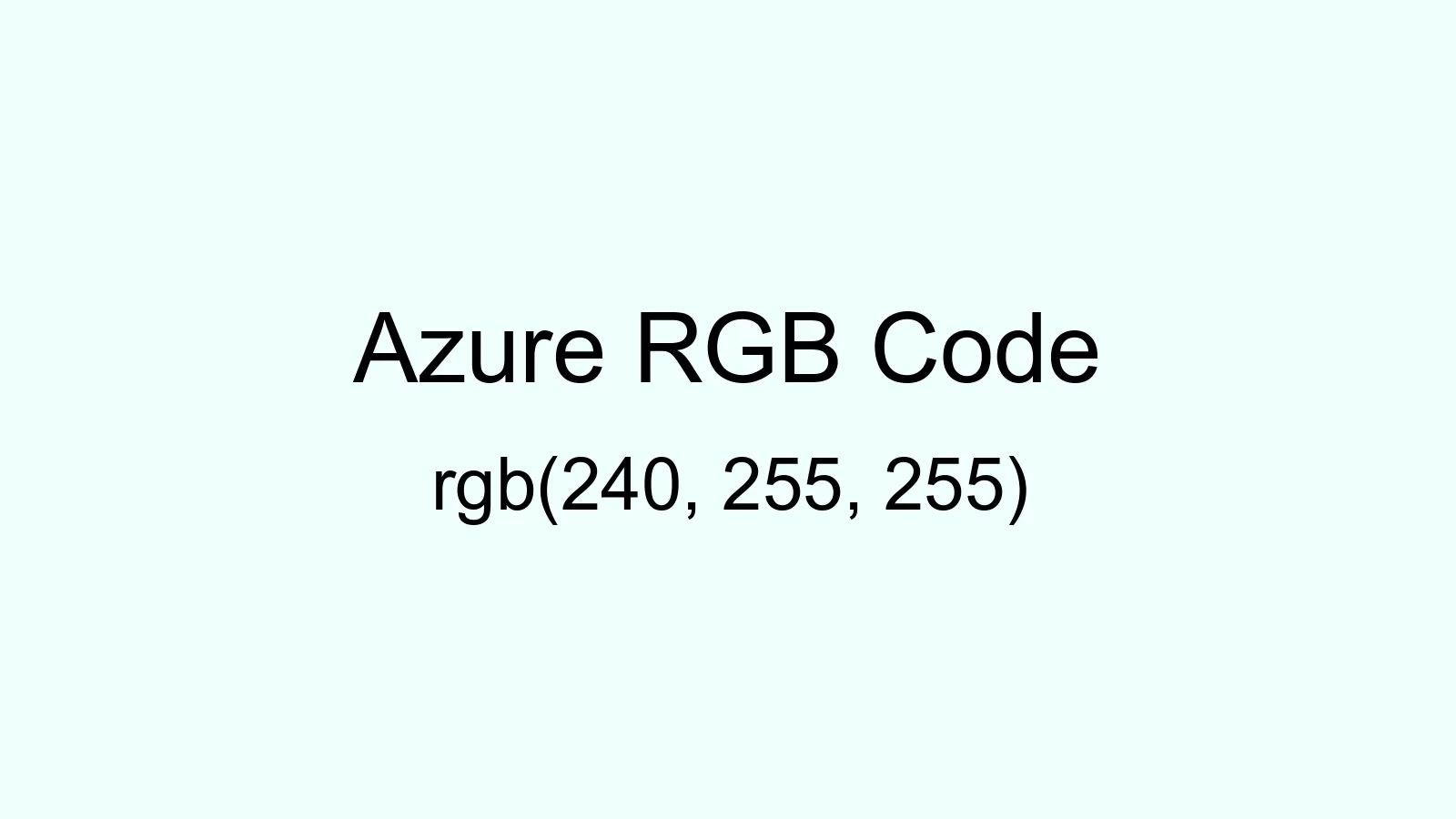 preview image of Azure color and RGB code
