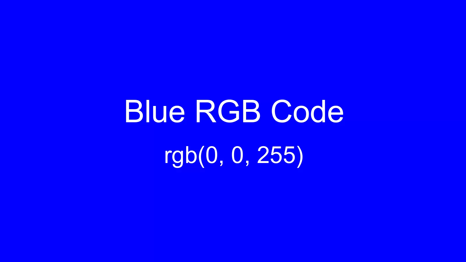 preview image of Blue color and RGB code