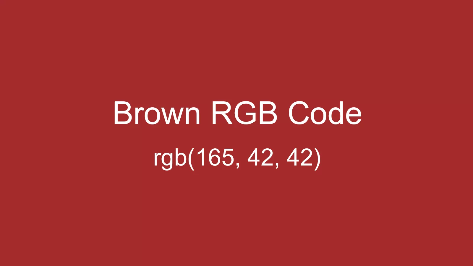 preview image of Brown color and RGB code