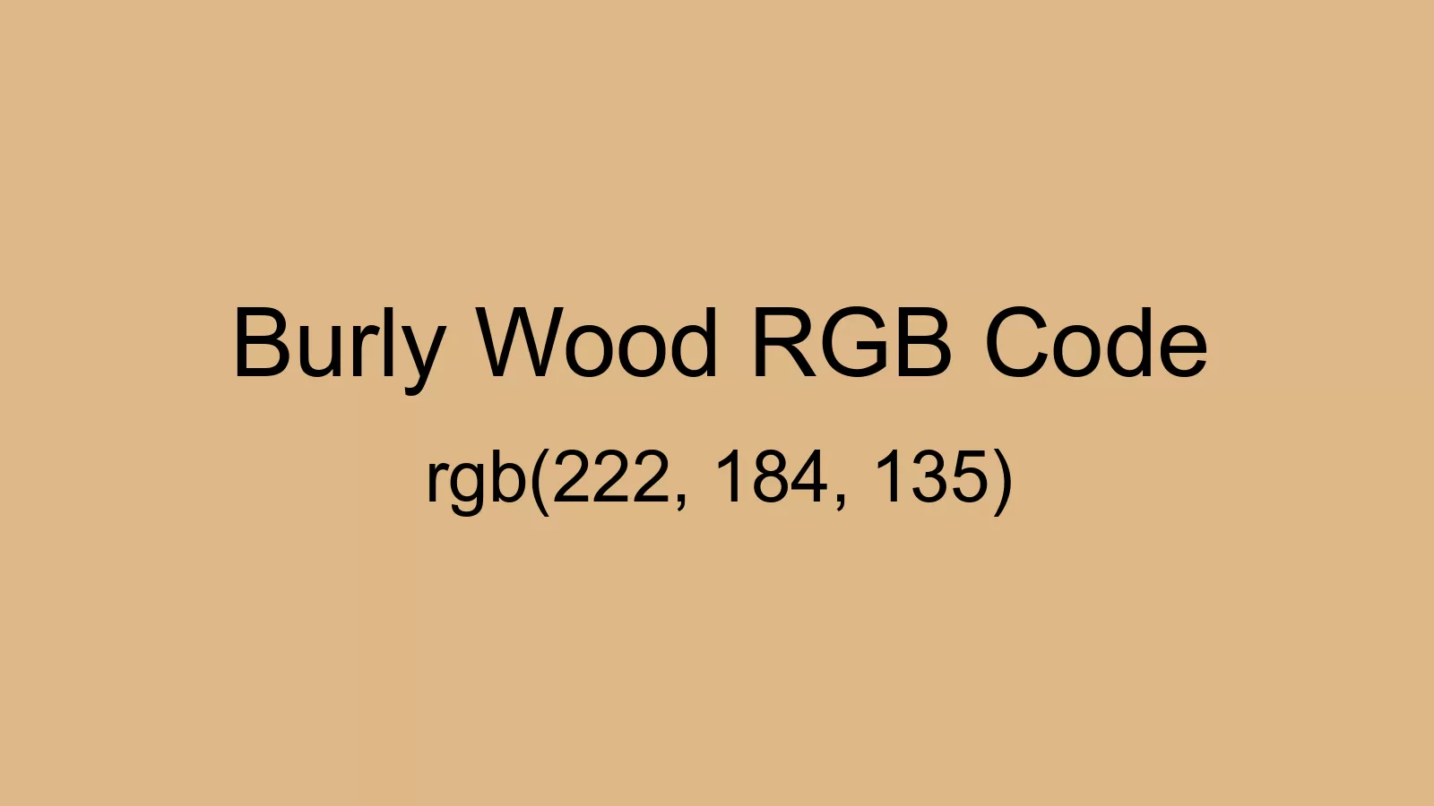 preview image of Burly Wood color and RGB code