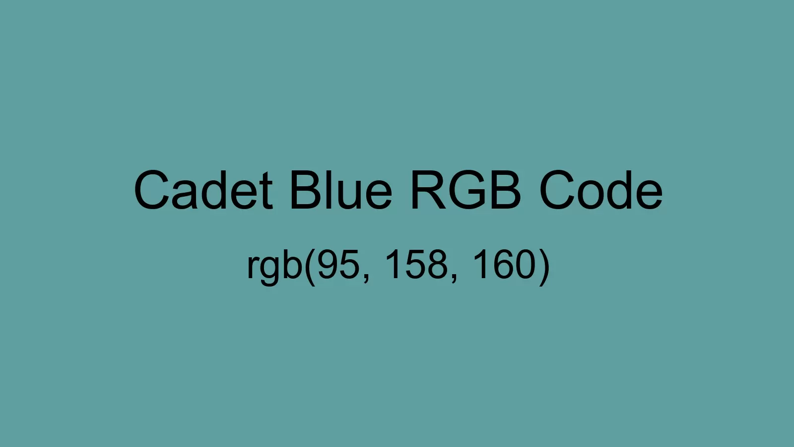 preview image of Cadet Blue color and RGB code