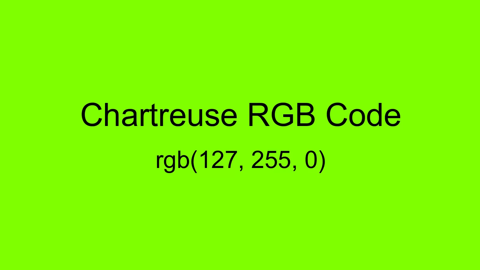 preview image of Chartreuse color and RGB code