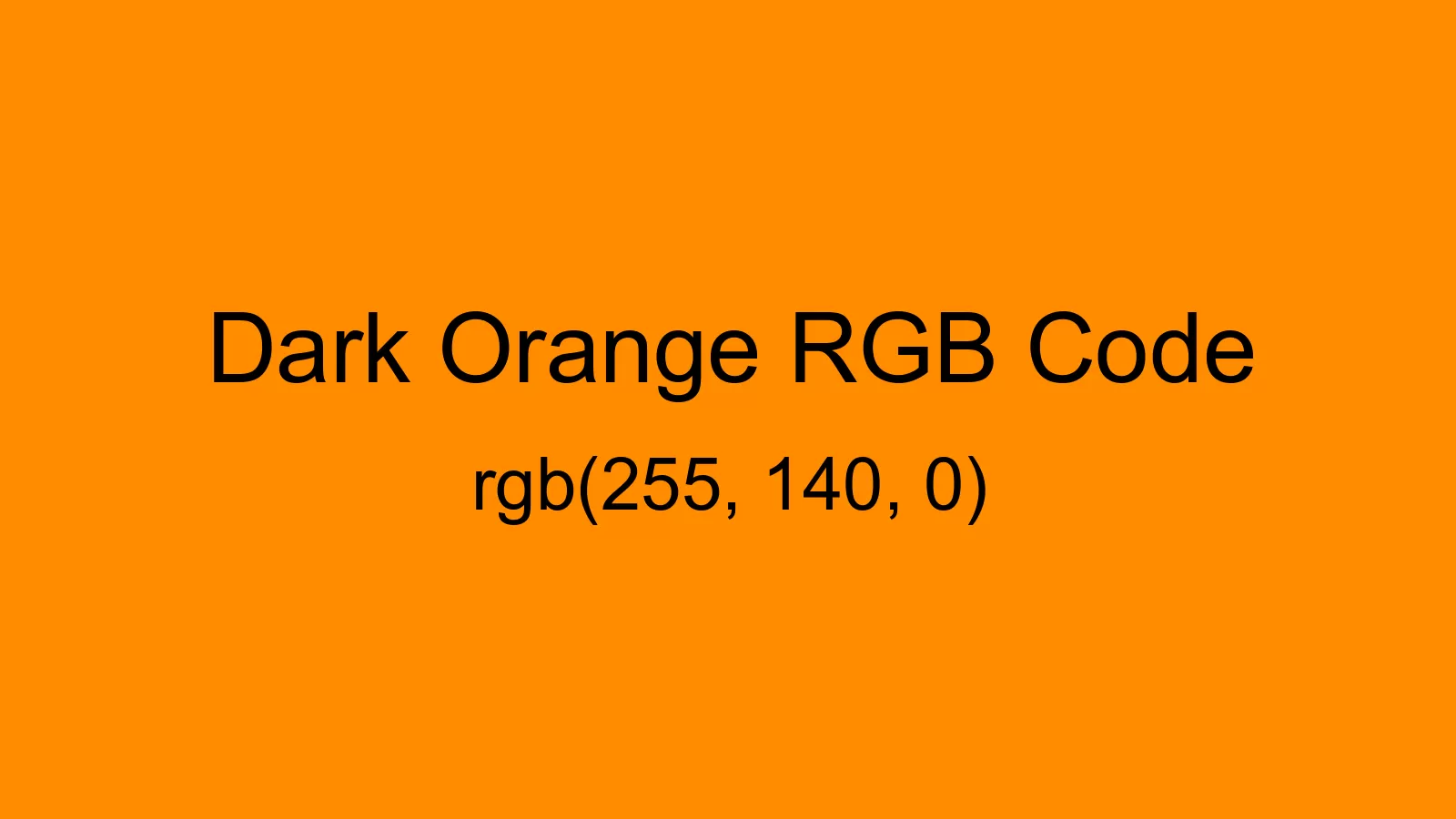 preview image of Dark Orange color and RGB code