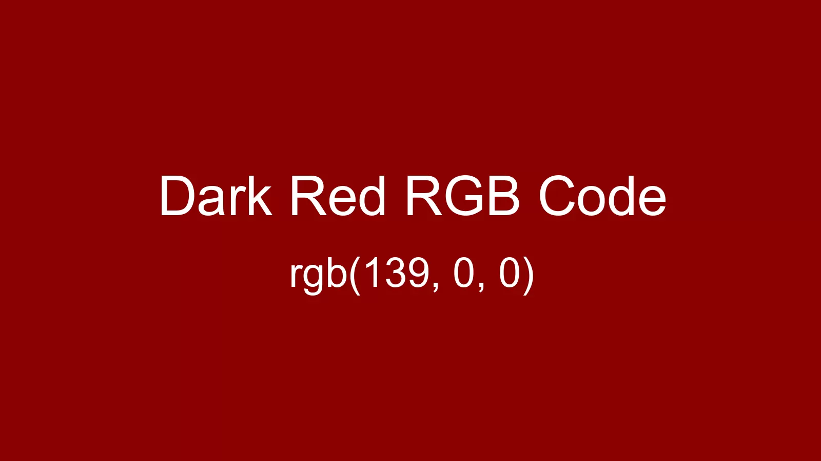 preview image of Dark Red color and RGB code