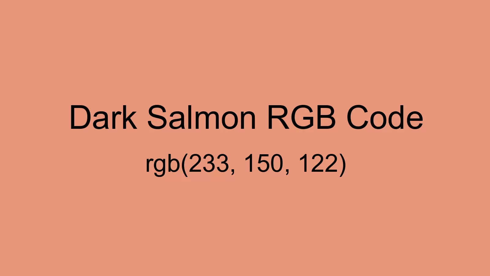 preview image of Dark Salmon color and RGB code