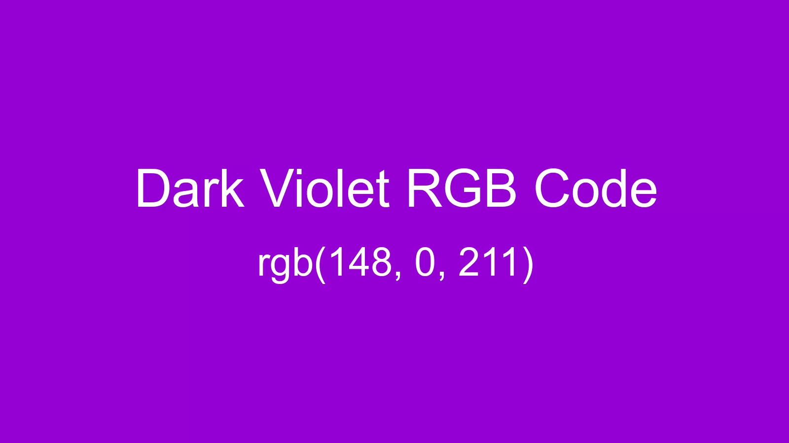 preview image of Dark Violet color and RGB code