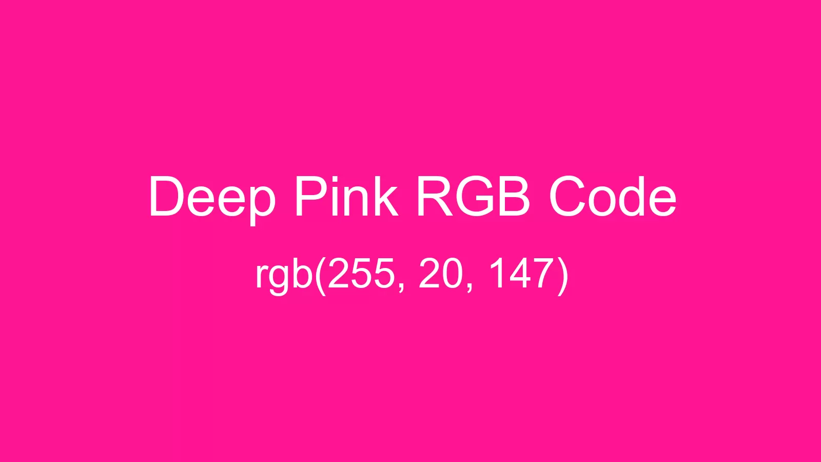 preview image of Deep Pink color and RGB code