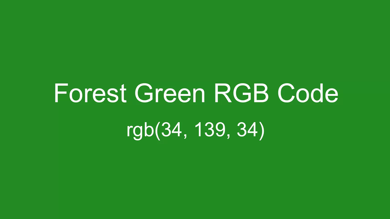 preview image of Forest Green color and RGB code