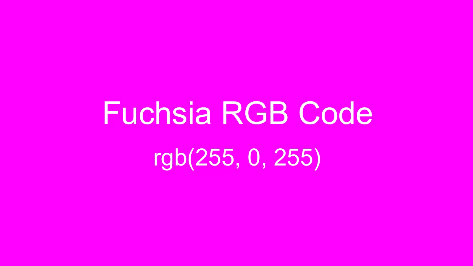 preview image of Fuchsia color and RGB code