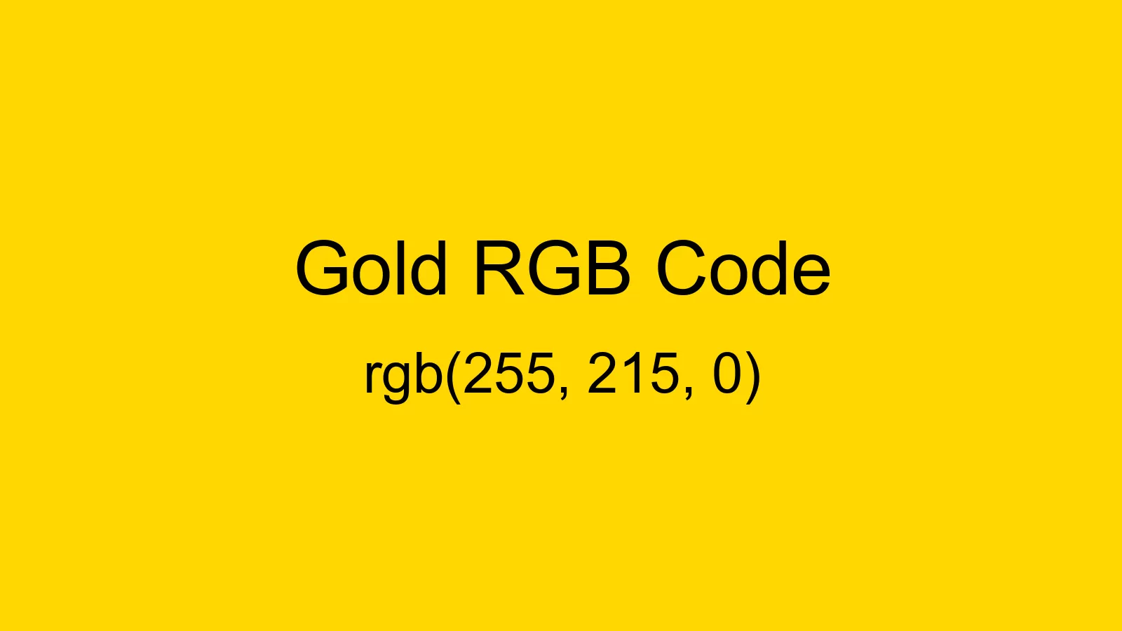 preview image of Gold color and RGB code