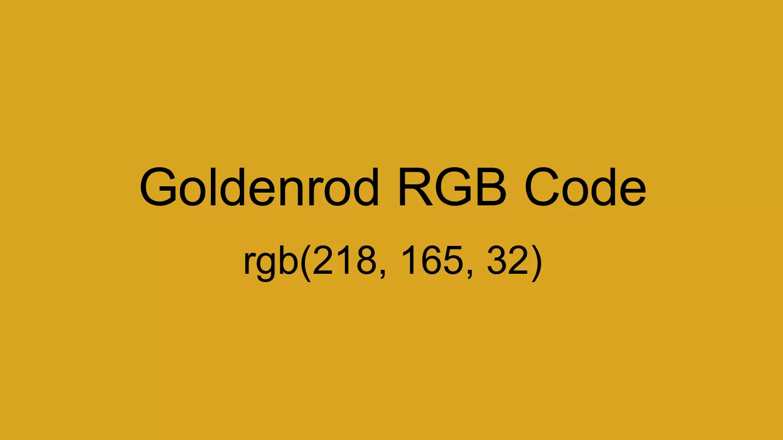 preview image of Goldenrod color and RGB code