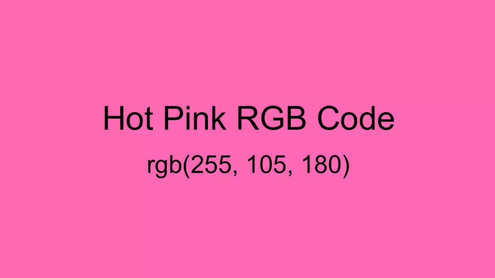 preview image of Hot Pink color and RGB code