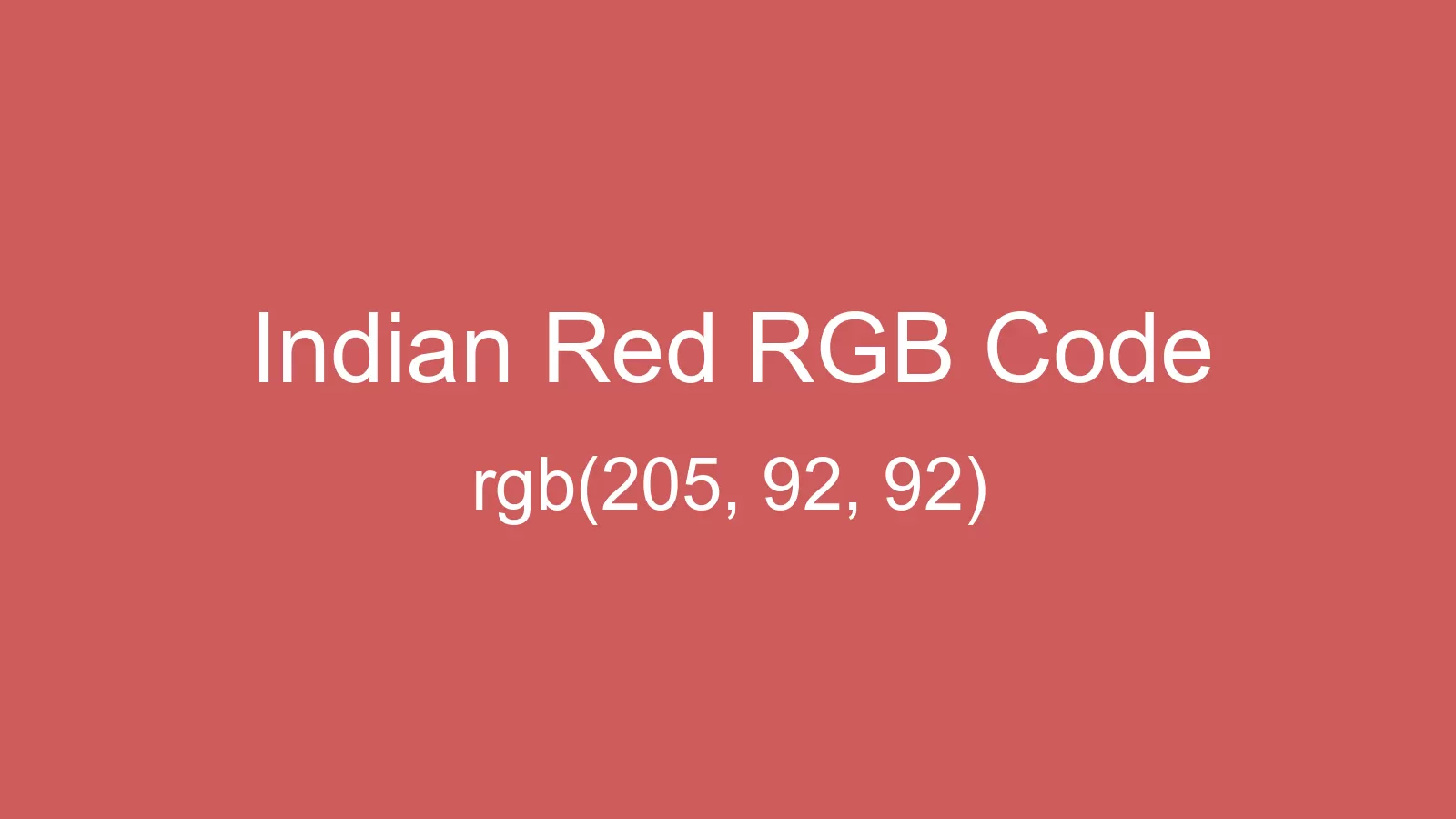 preview image of Indian Red color and RGB code