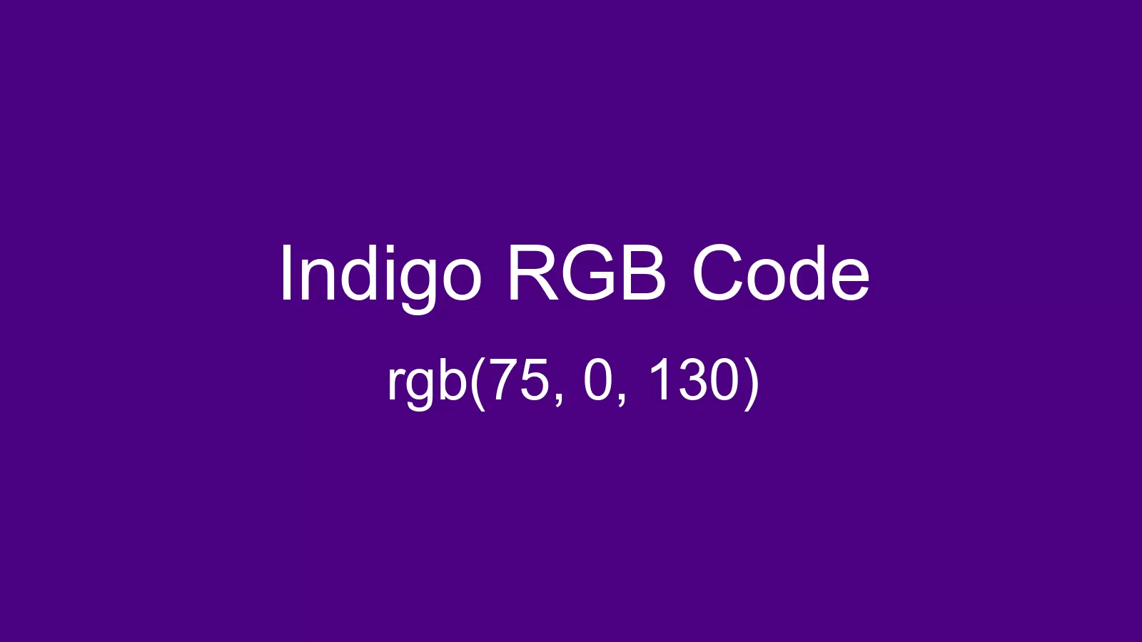 preview image of Indigo color and RGB code