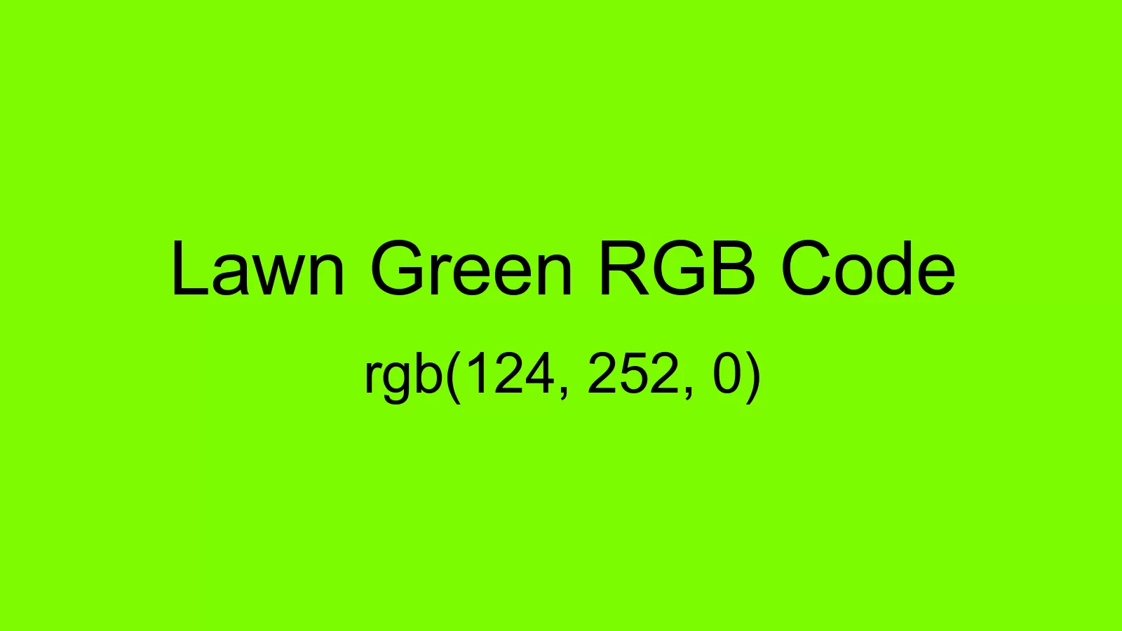 preview image of Lawn Green color and RGB code
