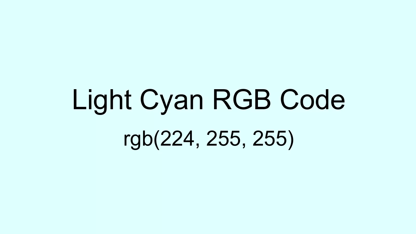 preview image of Light Cyan color and RGB code