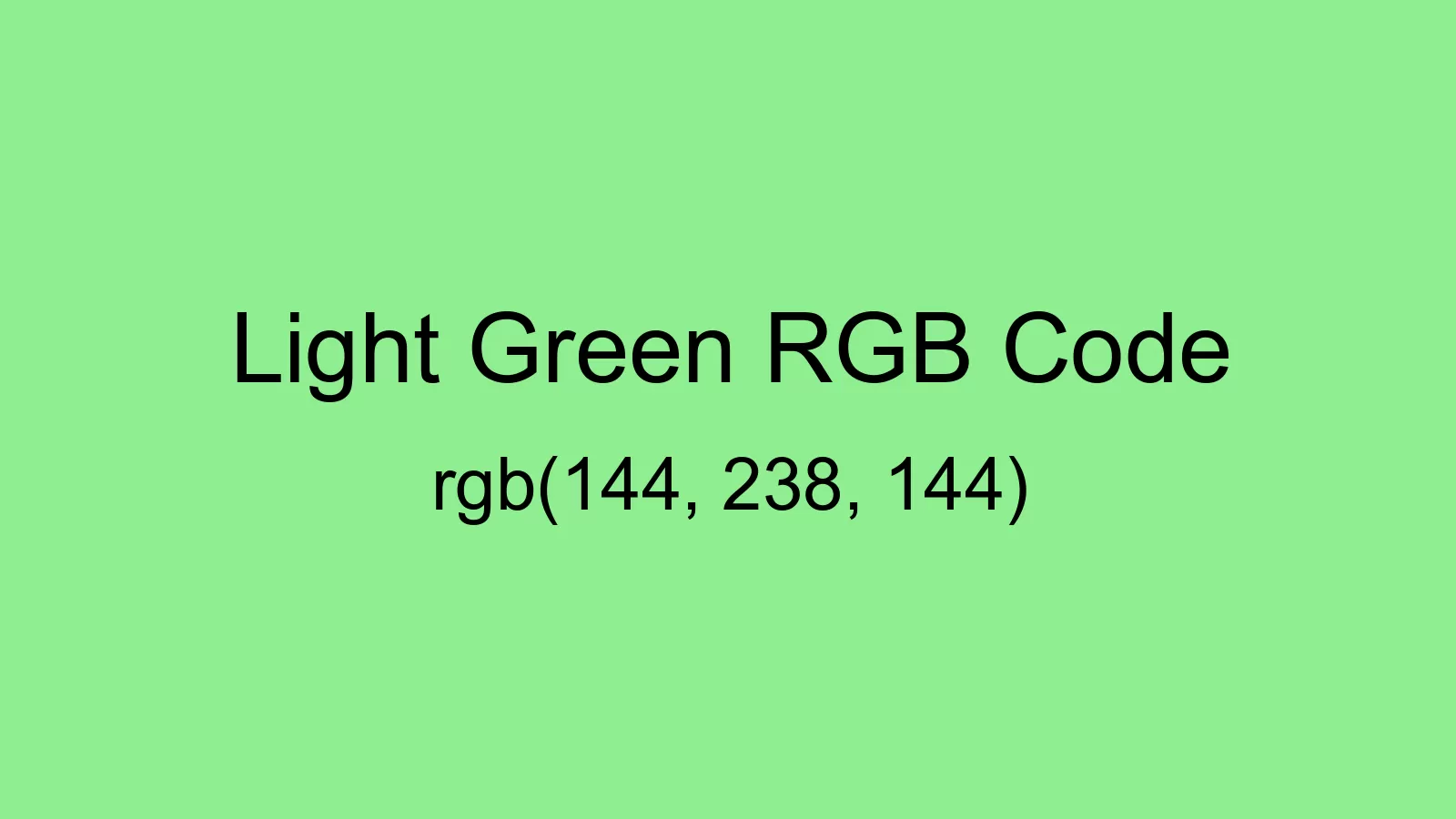preview image of Light Green color and RGB code