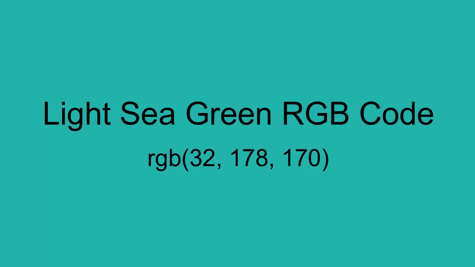preview image of Light Sea Green color and RGB code