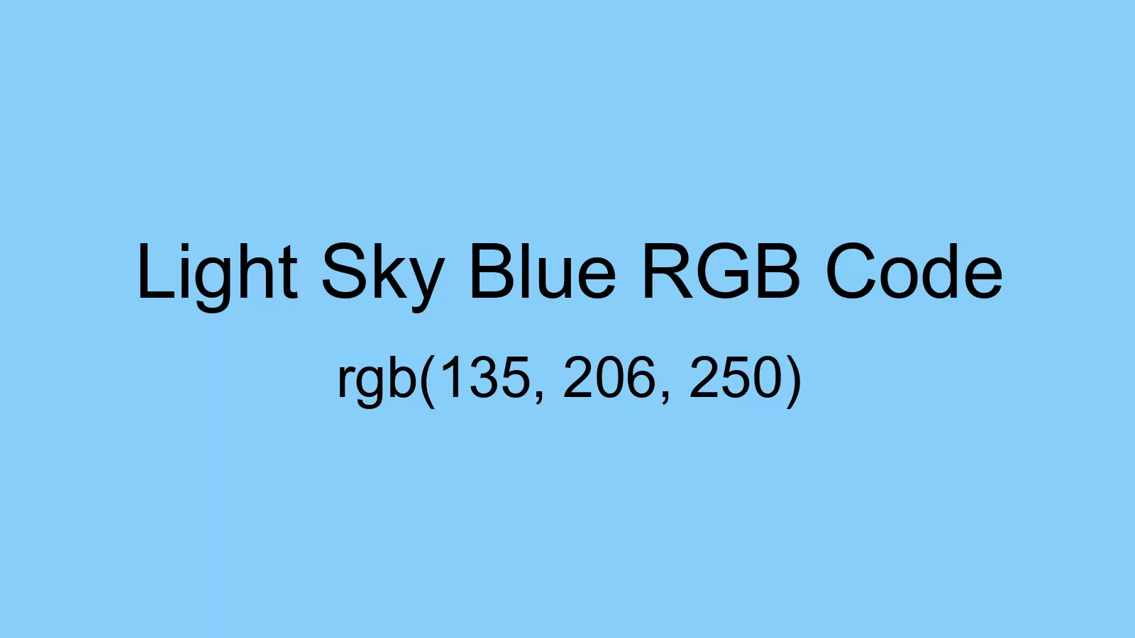 preview image of Light Sky Blue color and RGB code