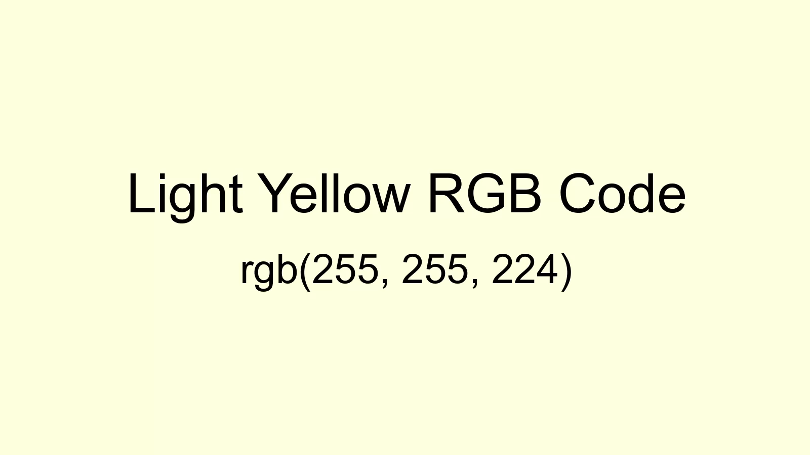 preview image of Light Yellow color and RGB code