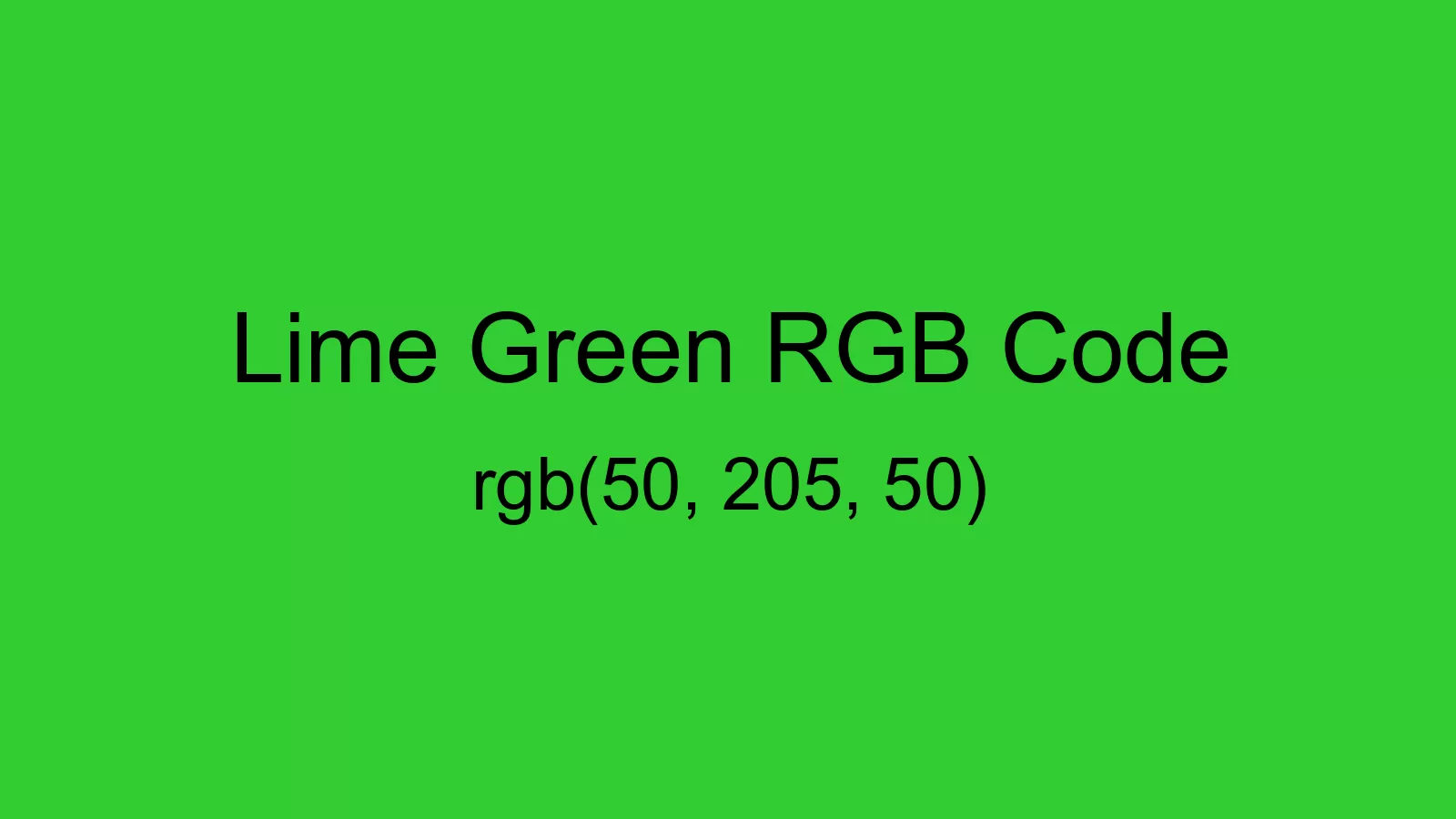 preview image of Lime Green color and RGB code