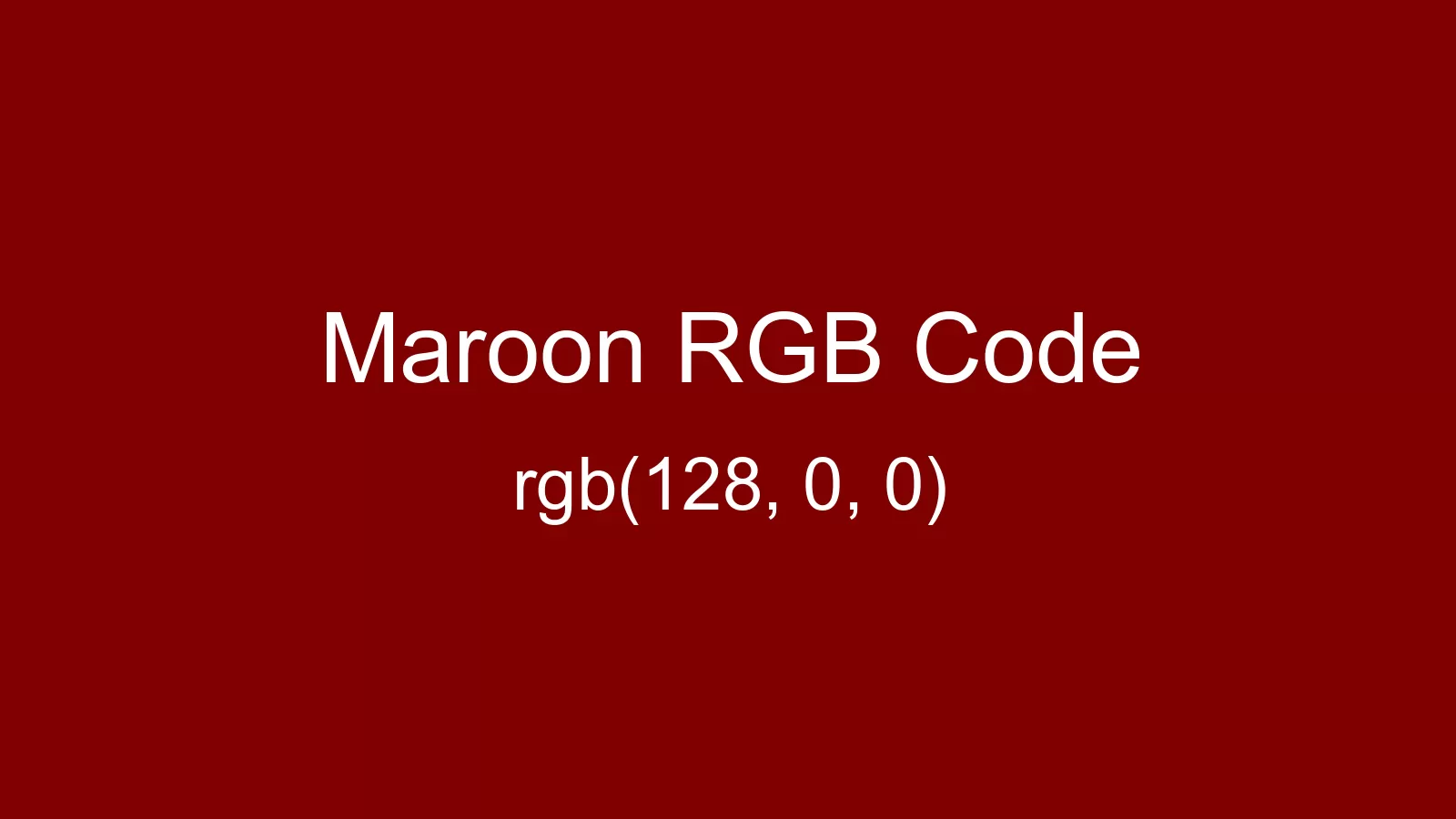 preview image of Maroon color and RGB code