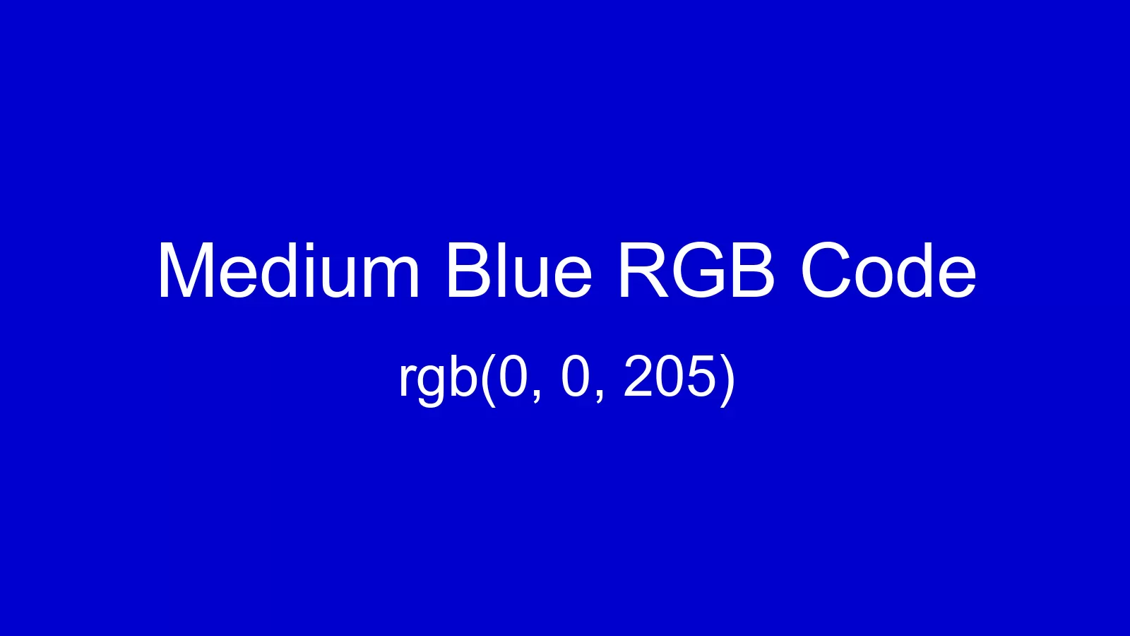 preview image of Medium Blue color and RGB code