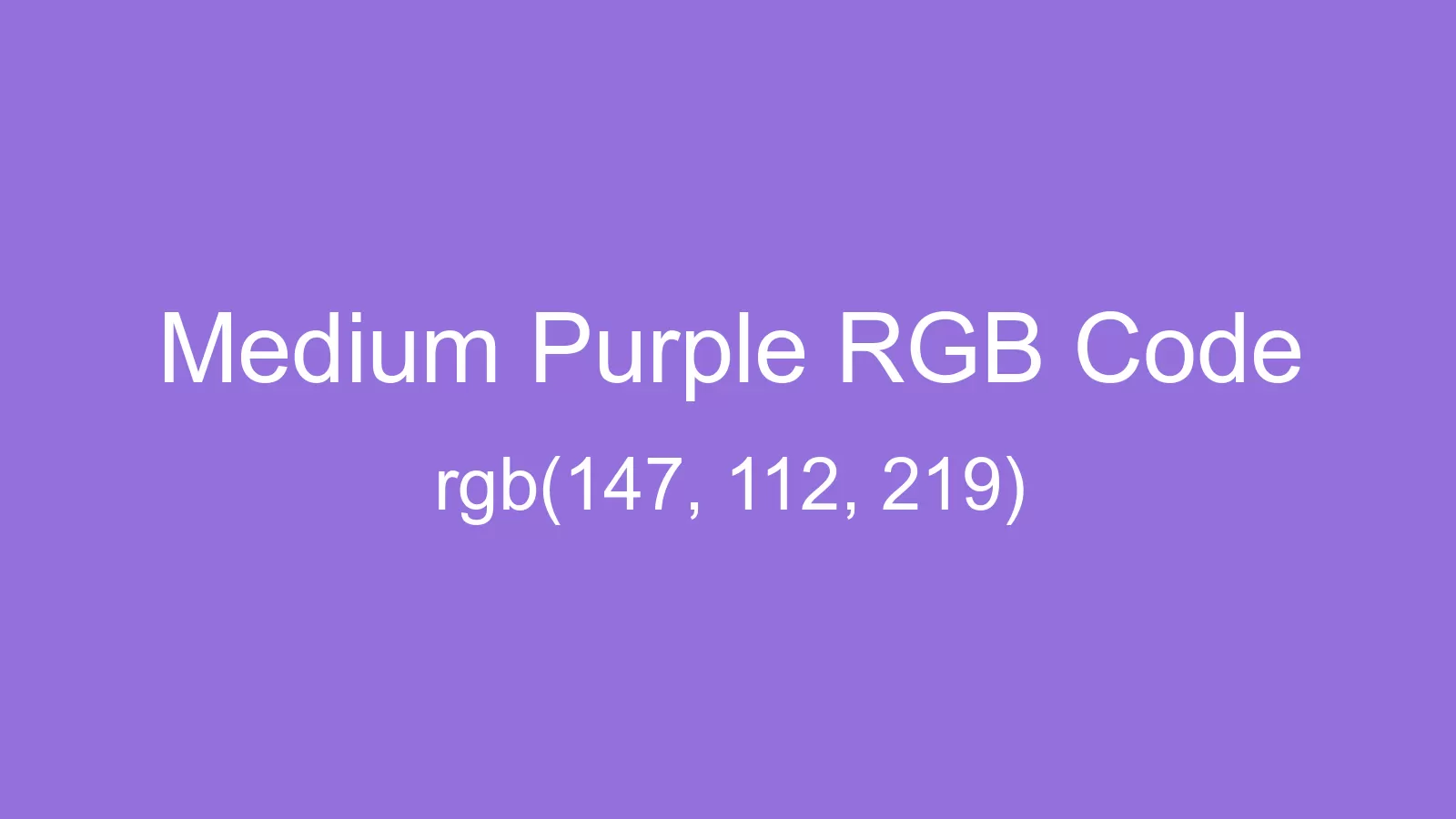 preview image of Medium Purple color and RGB code
