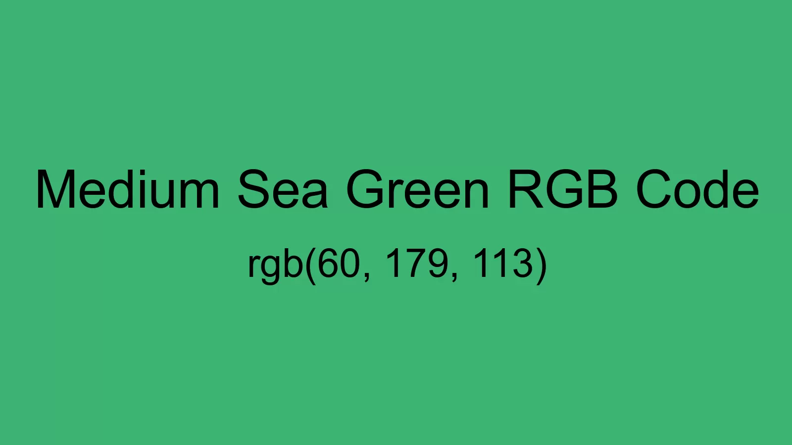 preview image of Medium Sea Green color and RGB code