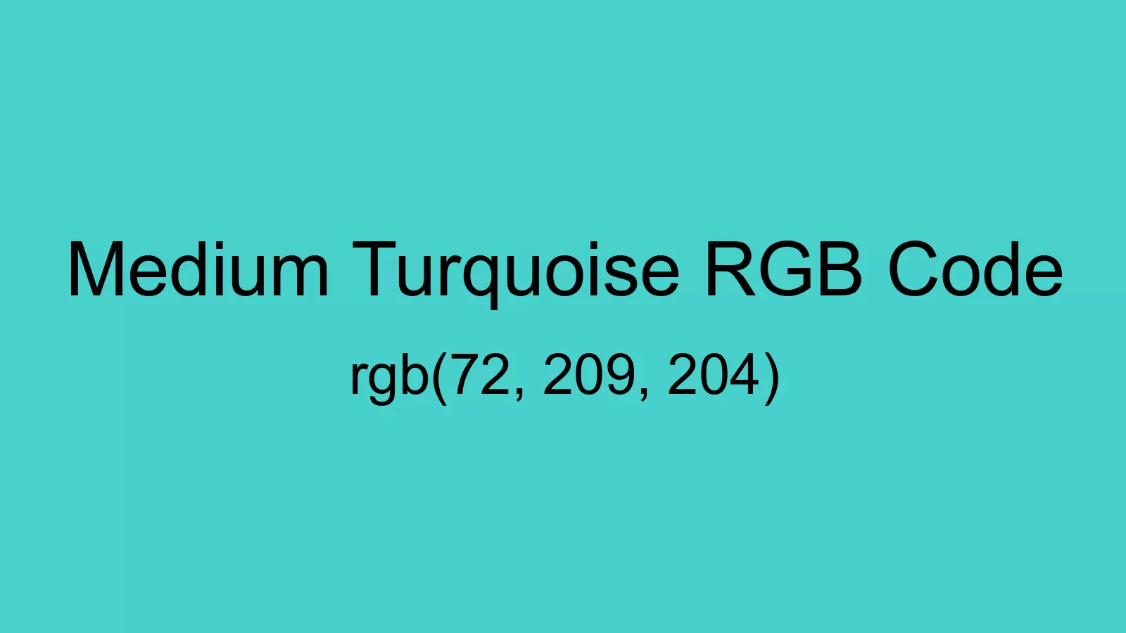 preview image of Medium Turquoise color and RGB code
