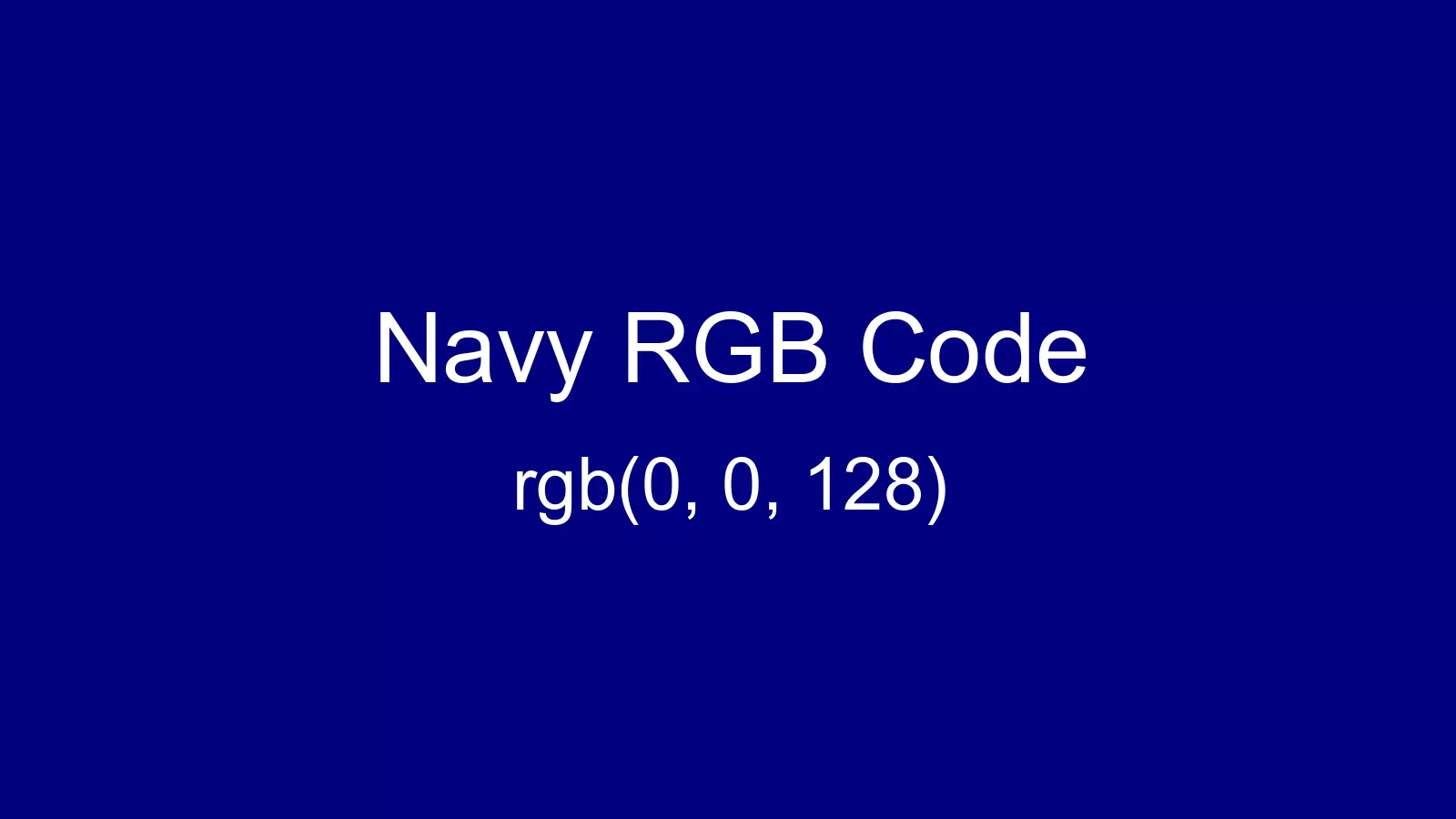 preview image of Navy color and RGB code