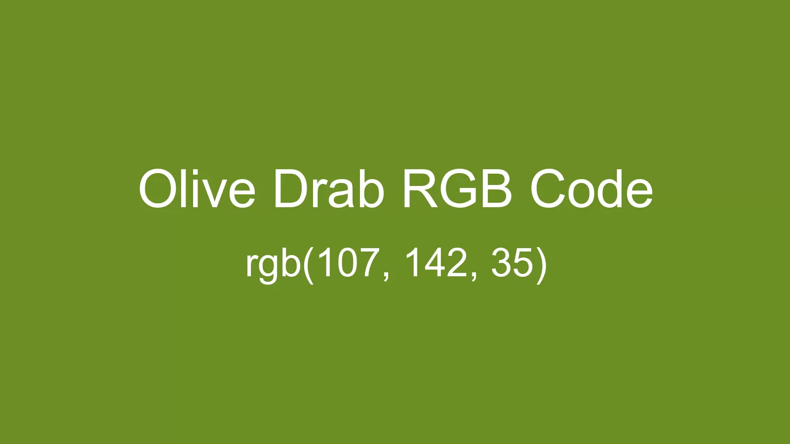 preview image of Olive Drab color and RGB code