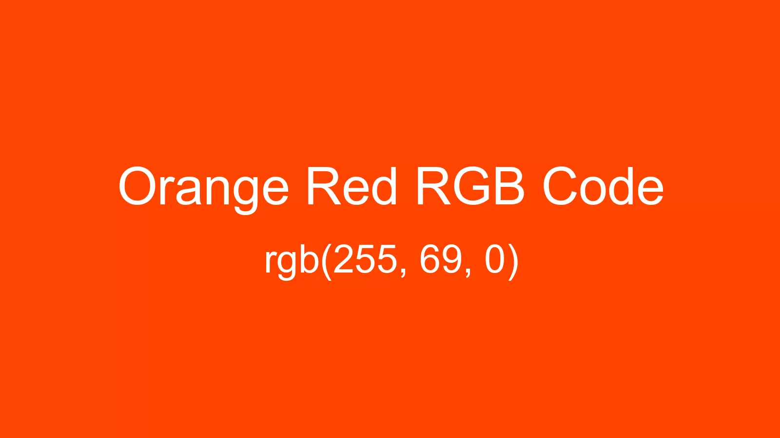 preview image of Orange Red color and RGB code