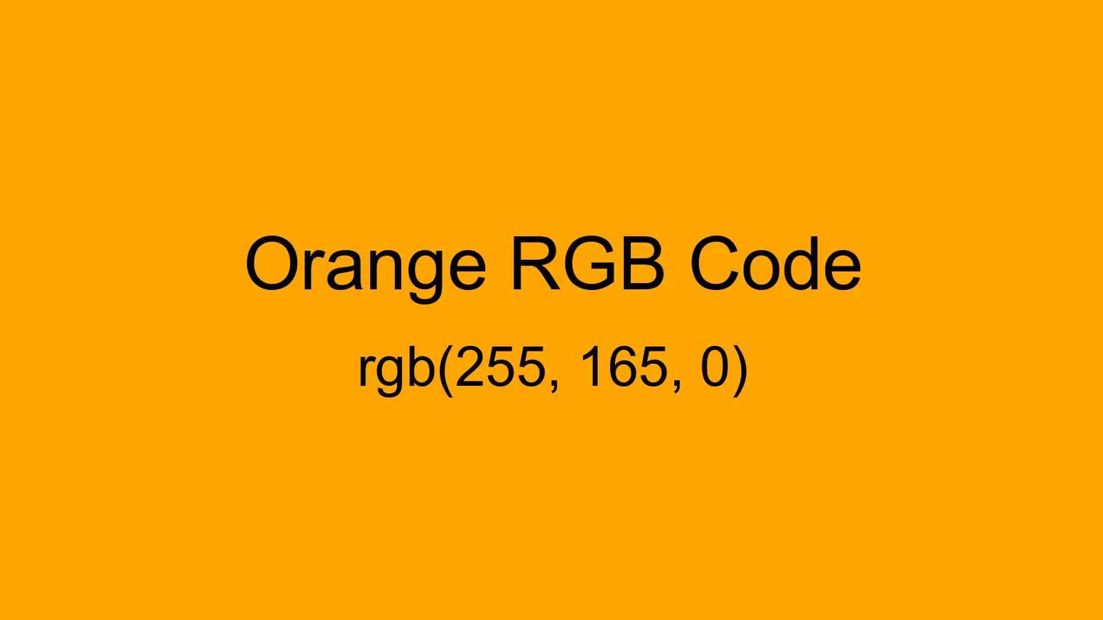 preview image of Orange color and RGB code
