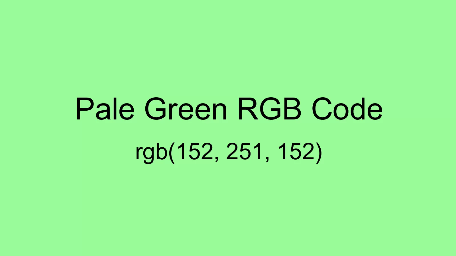 preview image of Pale Green color and RGB code