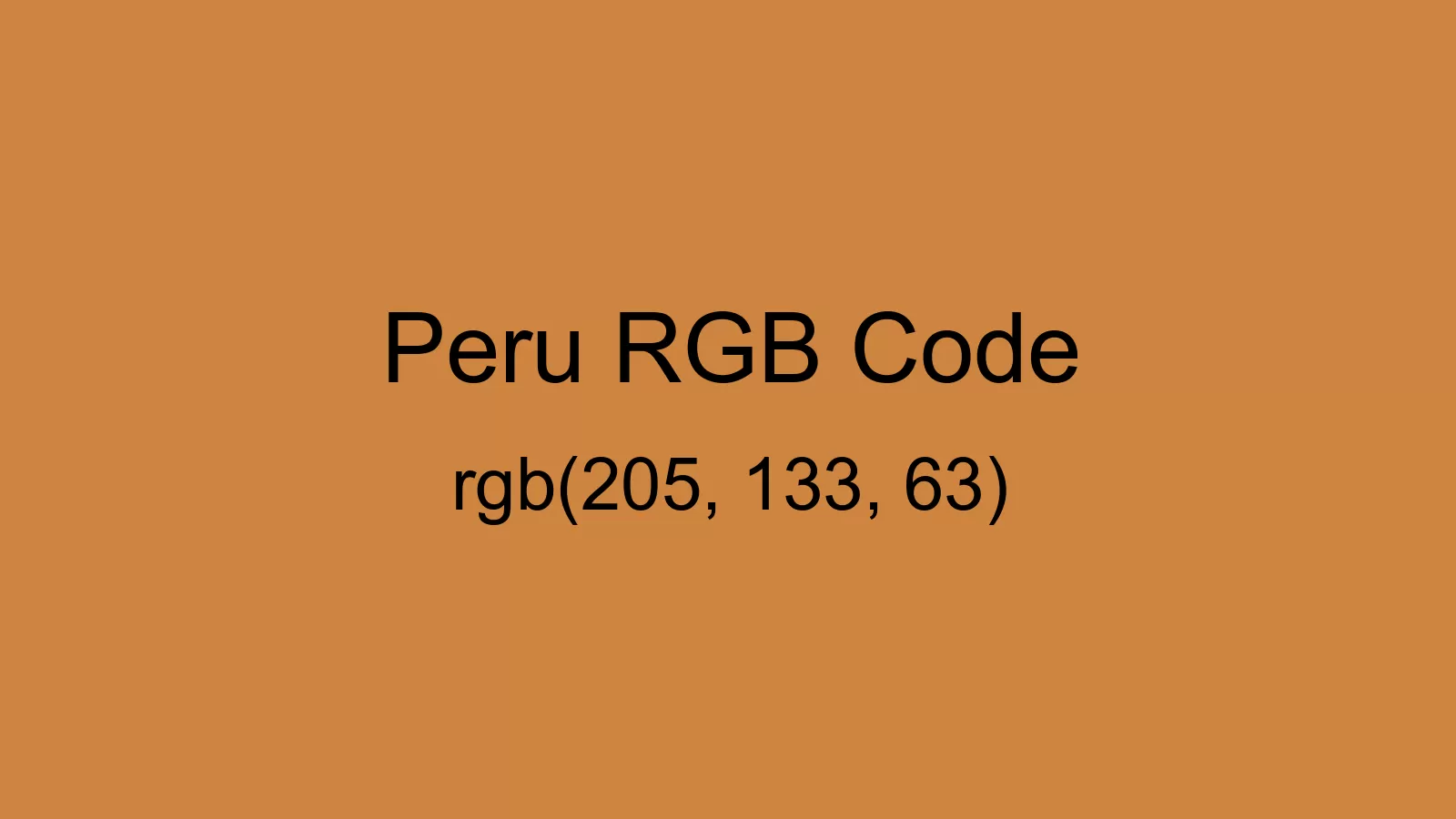 preview image of Peru color and RGB code